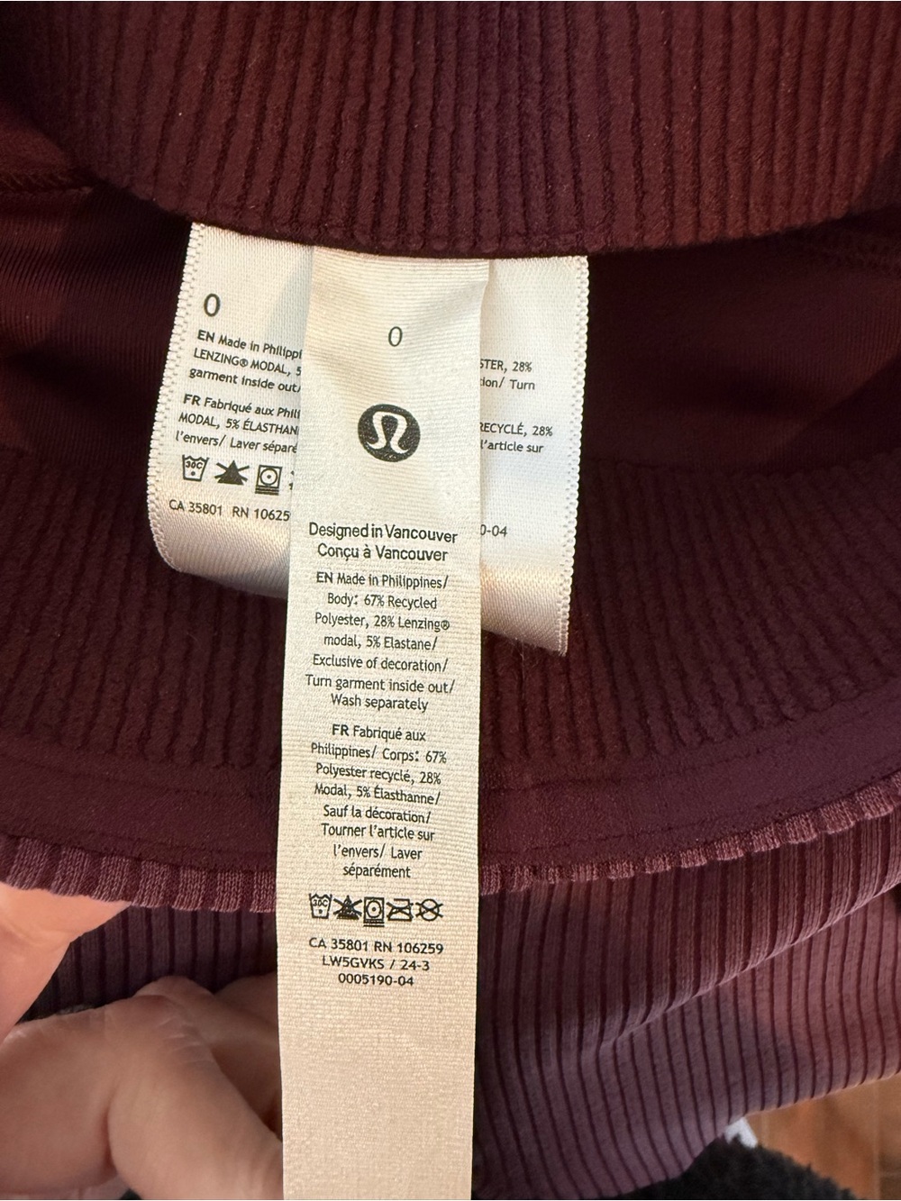 Lululemon Athletica NWT Ribbed Softstreme Flared Pant - Picture 8 of 11